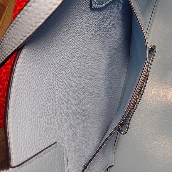 Tory Burch Perry Color Block Tote with Tassel - Picture 11 of 16